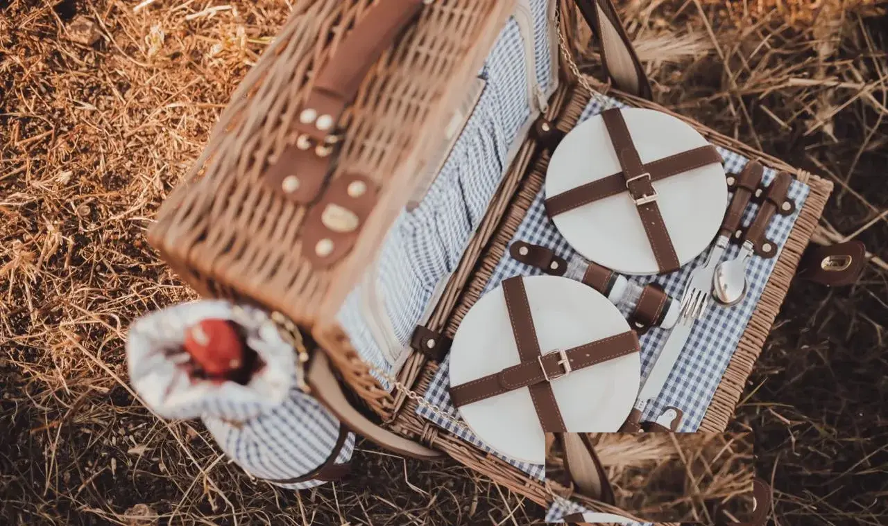 NOS Open Air — il cestino da picnic pronto per il pranzo all'aperto, tra i trulli di Alberobello
